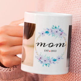 Första Mors dag-anpassat år för Mamma-foton Kaffemugg