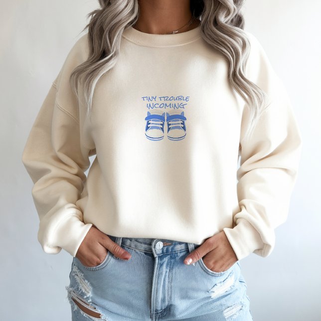 Första Mors dag för blivande mammor ljusblå babysk T Shirt (Skapare uppladdad)