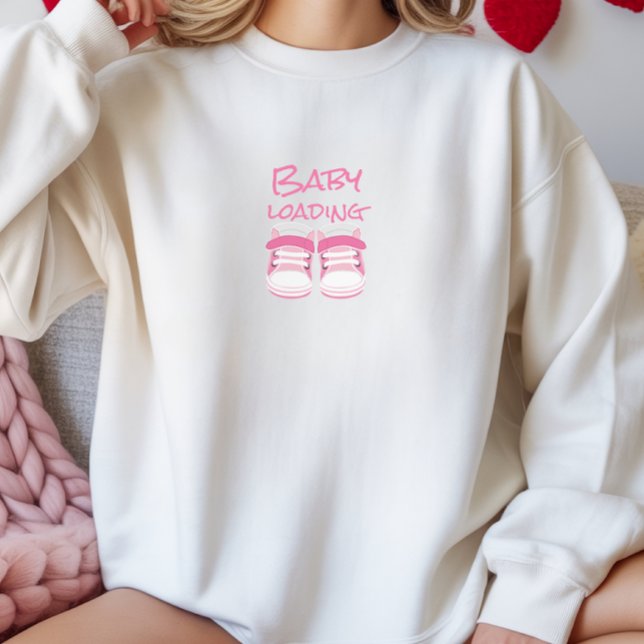 Första Mors Dag gravida rosa babyskor T Shirt (Skapare uppladdad)