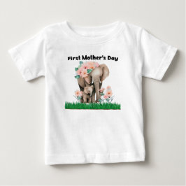 Första Mors dag gullelefant T Shirt