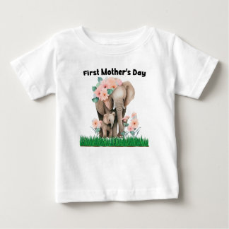 Första Mors dag gullelefant T Shirt