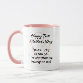 Första Mors dag-kaffe Mugg för Flicka