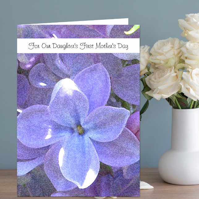 Första Mors dag-kortet för dotter Kort (Skapare uppladdad)