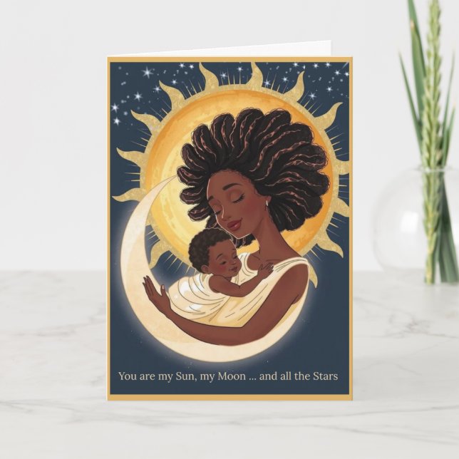 Första Mors dag-kortet Helgkort (Framsida)