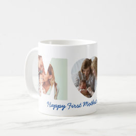 Första Mors dag MAMMA Heart Photo Brev Kaffemugg
