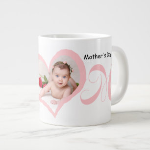 Första Mors dag med Baby Photo Mugg Jumbo Mugg