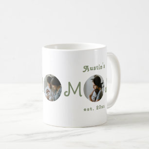 Första mors dag Mom Established Foto Kaffemugg