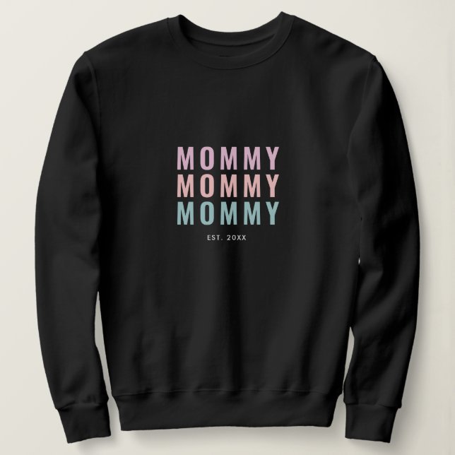 Första Mors dag | Nya Mor T Shirt (Design framsida)