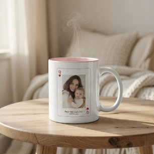 Första Mors dag Personlig Fotografi Mugg