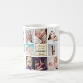 Första mors dag Personlig fotomugg för mamma Kaffemugg