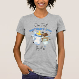 Första Mors dag Shirt 2025 /Blue Matching Outfit T