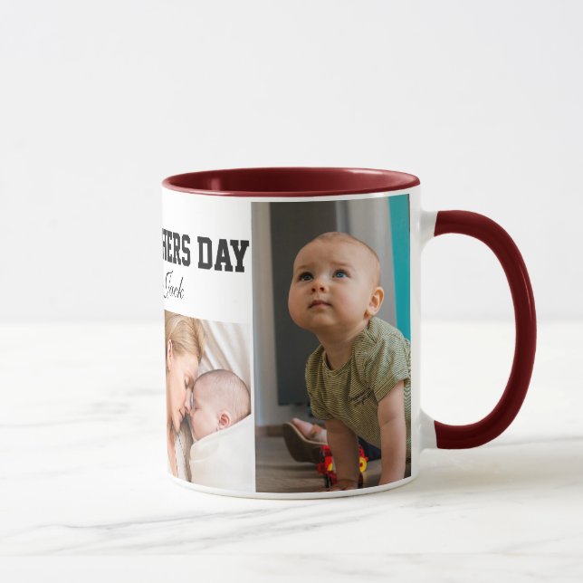 första mors dag söt fotokollage Mugg (Höger)