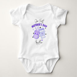 Första mors dag tillsammans / Mauve Matchande outf T Shirt