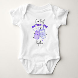 Första mors dag tillsammans / Mauve Matchande outf T Shirt