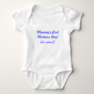 Första mors daggåva - babyminnessak för mamma t-shirt