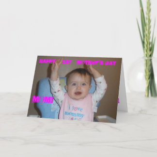 Första mors dagMAMMA för lycklig! Kort