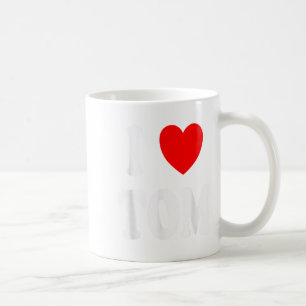 Första Namn Tom I Kärlek Tom Kaffemugg