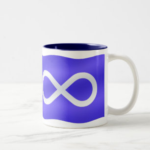 Första nationen ger Metis Flagga-kaffe Kopp Mugg