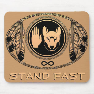 Första nationens Varg ger Native Art Mousepad Musmatta