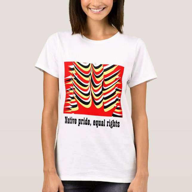 Första nationer t-shirts-native-pride tröja (Framsida)