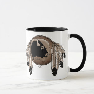 Första nationerna Coffee Mugg Wildlife Art Stein M