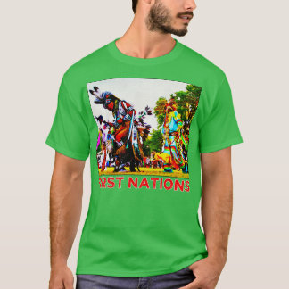 Första Nationernas Potawatomi HoChunk Menominee Na T Shirt
