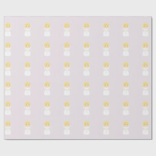 Första nattvardblondinflicka presentpapper