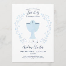 Första nattvardinbjudan - pojkeinbjudan