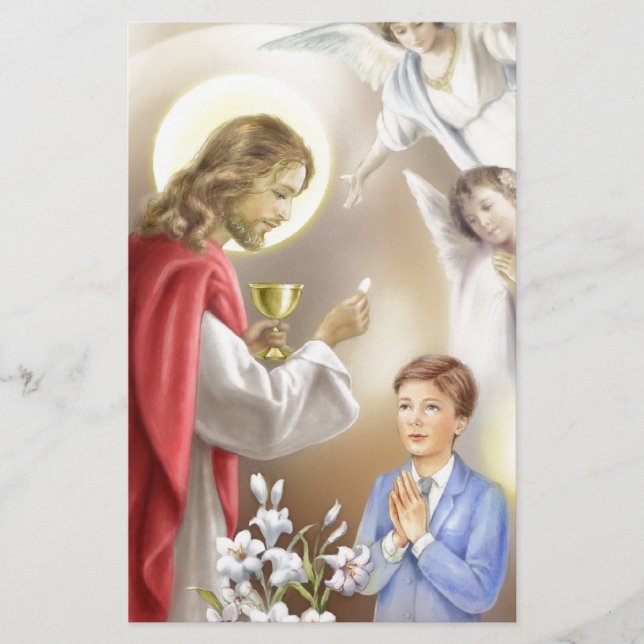 Första nattvardpojke brevpapper (Framsida)