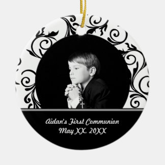 Första nattvardprydnad julgransprydnad keramik