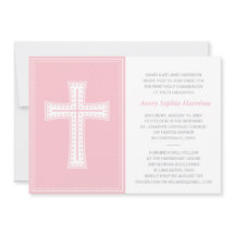 Första nattvardsgång för rosa flickor