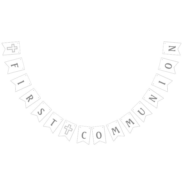 Första nattvardsgångbaner för grå kor vimplar (Alla)