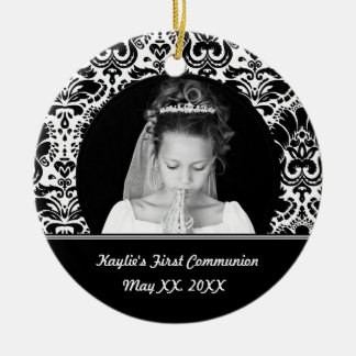 Första nattvardsgångprydnad julgransprydnad keramik