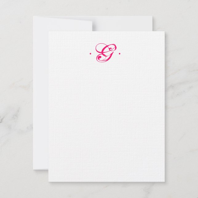 Första notecard anteckningskort (Framsida)