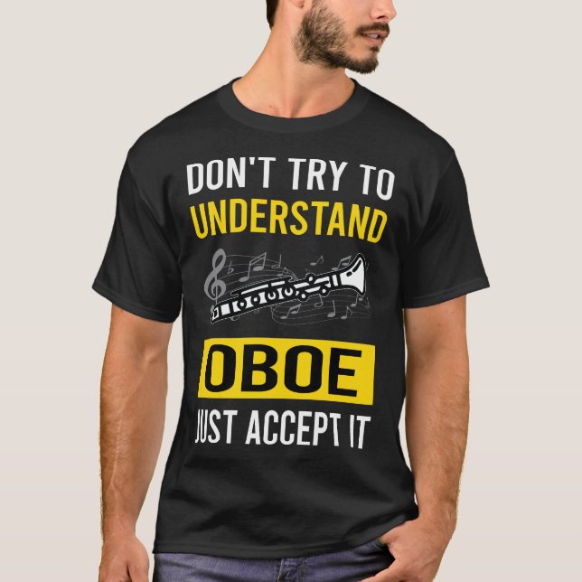 Förstå Oboe T Shirt (Framsida)