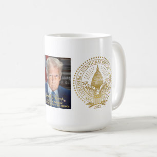 Första och andra invigningsförseglingen Donald Tru Kaffemugg