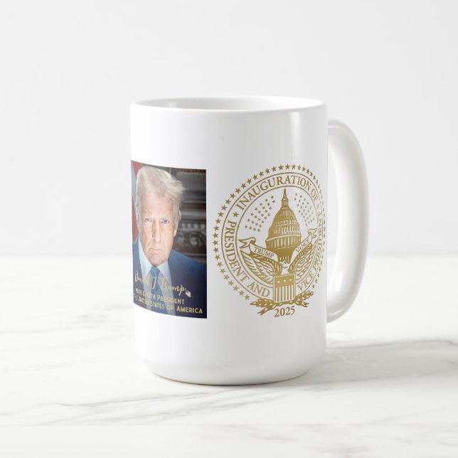Första och andra invigningsförseglingen Donald Tru Kaffemugg (Framsida höger)