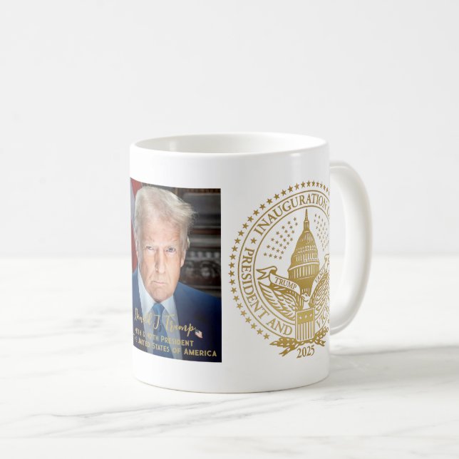 Första och andra invigningsförseglingen Donald Tru Kaffemugg (Framsida höger)