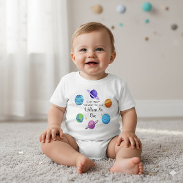 Första omloppet runt solen 1-års födelsedags t-shi t shirt
