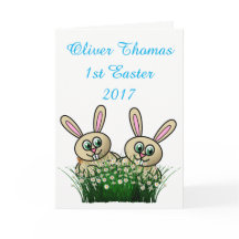 Första Påsk-kortet.