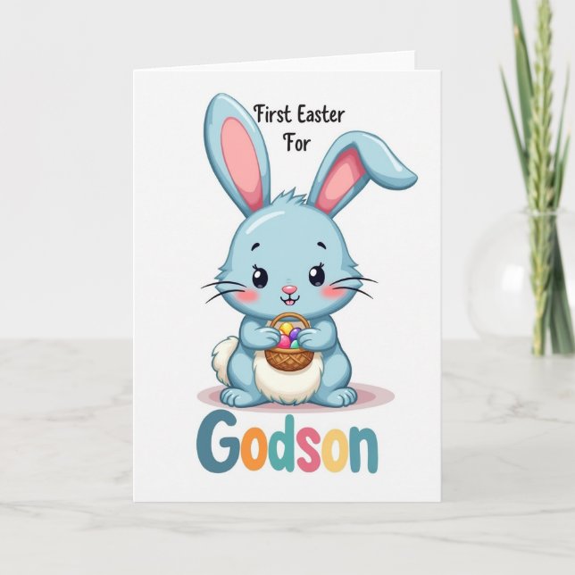 Första påsken Gudson Söt Kort (Framsida)