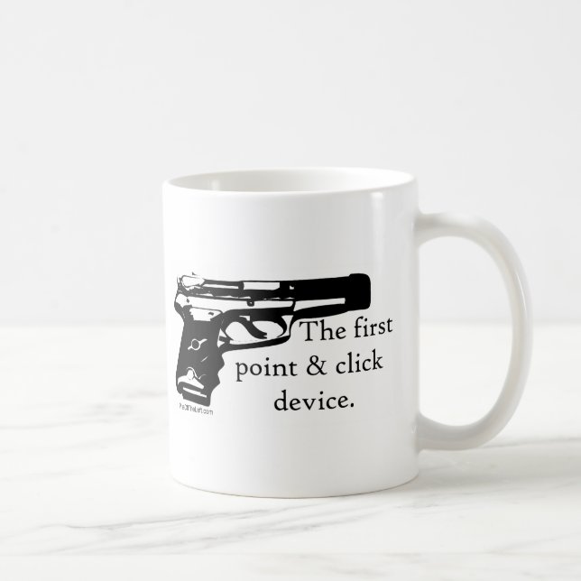 Första pekar & klickar apparaten kaffemugg (Höger)