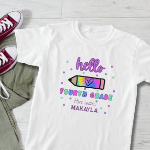 Första Personligen i skolan fjärde Klass T Shirt
