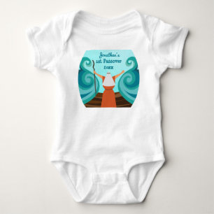 Första Pesach-Anpassningsbarna Baby-året för Cute  T Shirt