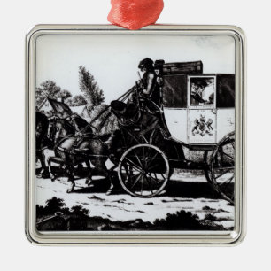 Första postar lagledaren, 1784 julgransprydnad metall