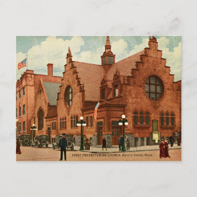 Första presbyterianskaa kyrkan Houston, TX-vykort Vykort (Framsida)