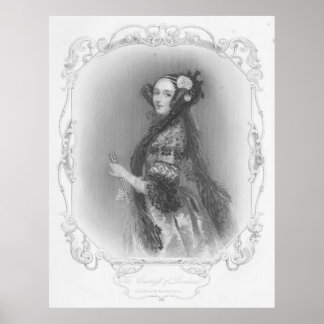 Första programmeraren: Ada Lovelace Poster