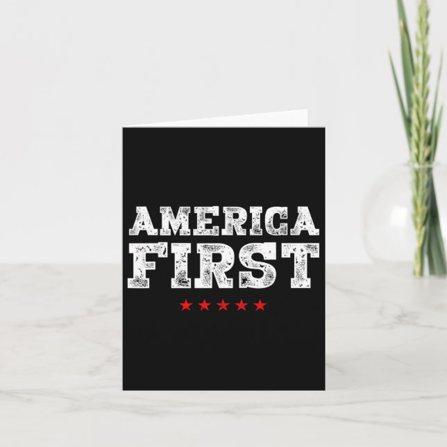 Första ProTrump Manar Kvinnor Kort (Framsida)