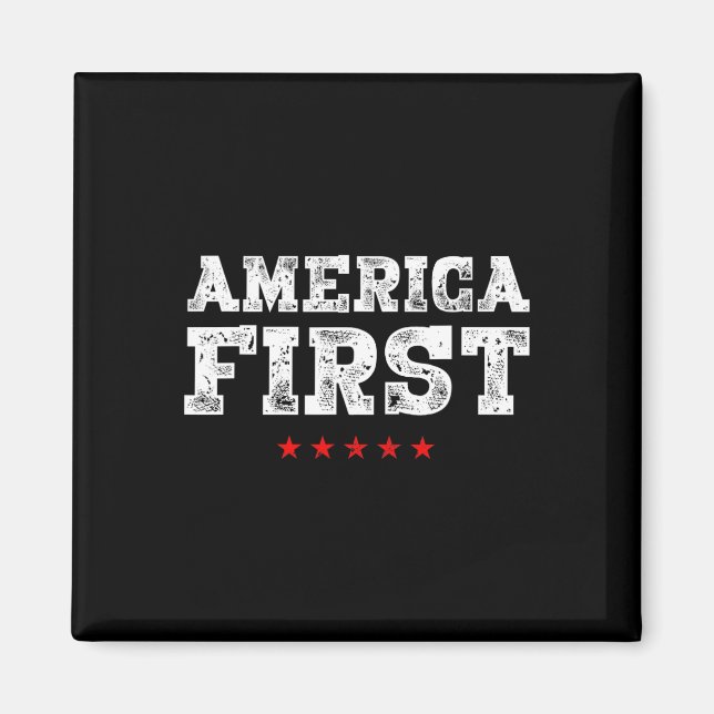 Första ProTrump Manar Kvinnor Magnet (Framsidan)