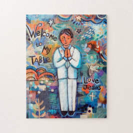 Första pussel för nattvardsgångpojkegåva